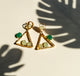 Handmade Jewelry - Designs By Uchita - Gold Plated Earrings