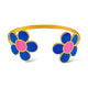 Colorful Petals Cuff Bracelet - Designs by Uchita