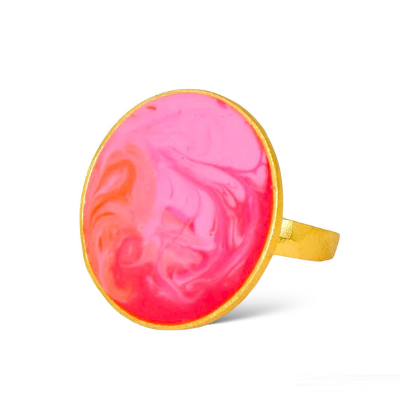 Simplicity Refined Designer Enamel Ring - Designs by Uchita