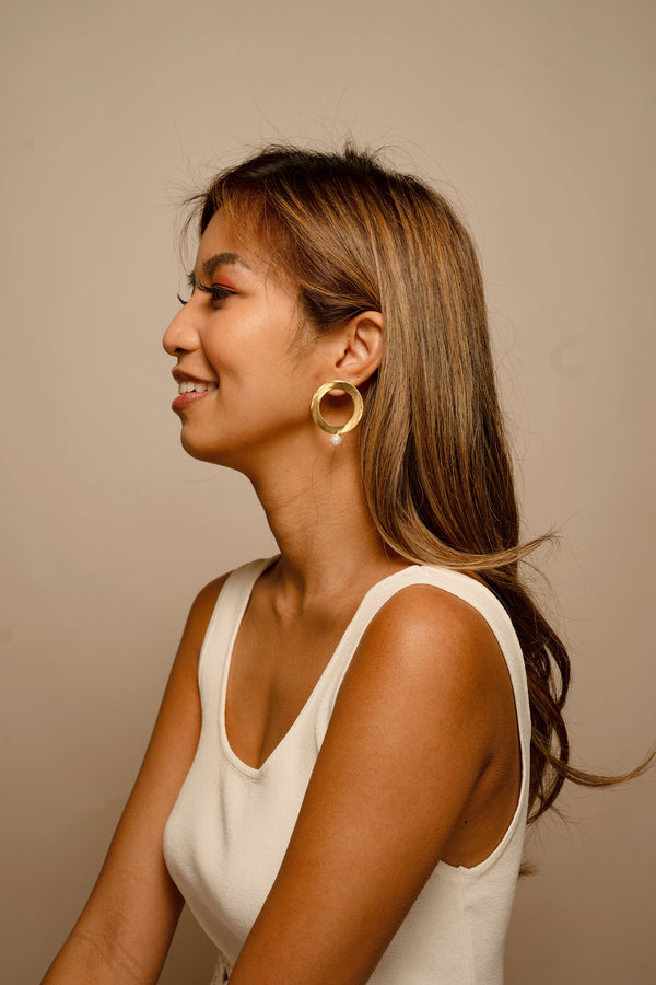 Cultured Pearl Handmade Earrings - Designs By Uchita