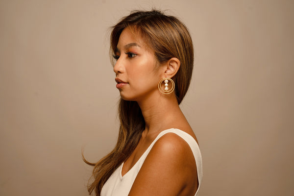 Cultured Pearl Handmade Earrings - Designs By Uchita