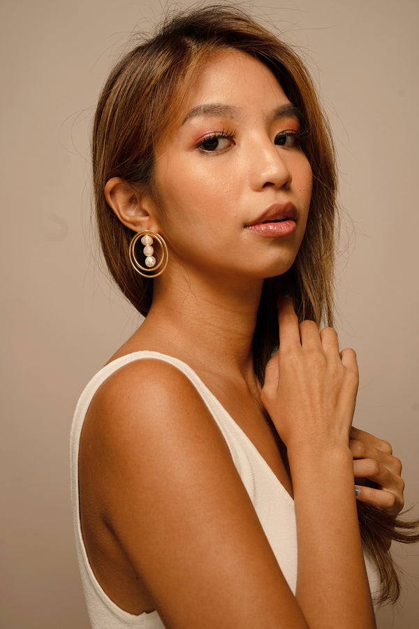 Cultured Pearl Handmade Earrings - Designs By Uchita
