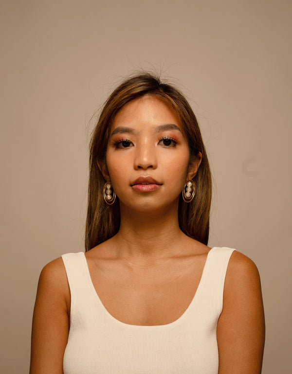 Cultured Pearl Handmade Earrings - Designs By Uchita