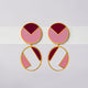 Elm: Oval Enamel Earrings