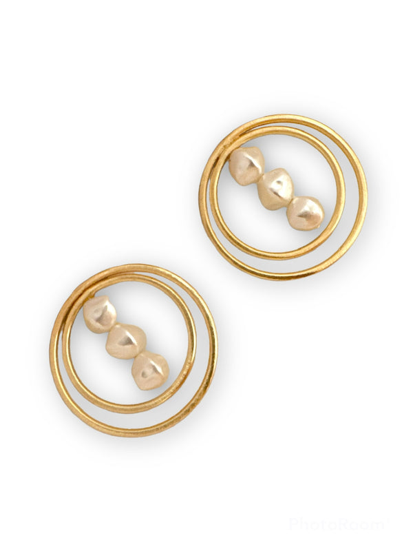 Cultured Pearl Handmade Earrings - Designs By Uchita